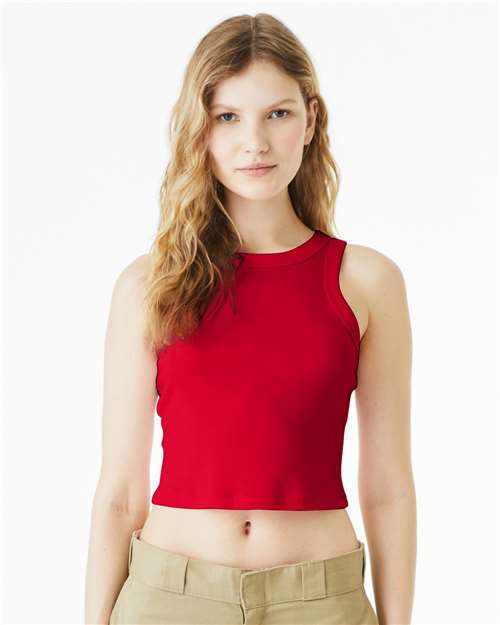 Women's Micro Rib Racer Tank - Image 3