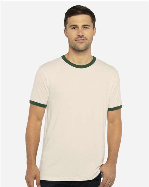 Unisex Cotton Ringer T-Shirt - Image 3