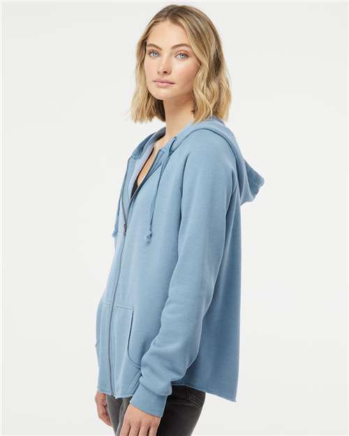 Women's California Wave Wash Full-Zip Hooded Sweatshirt - Image 4