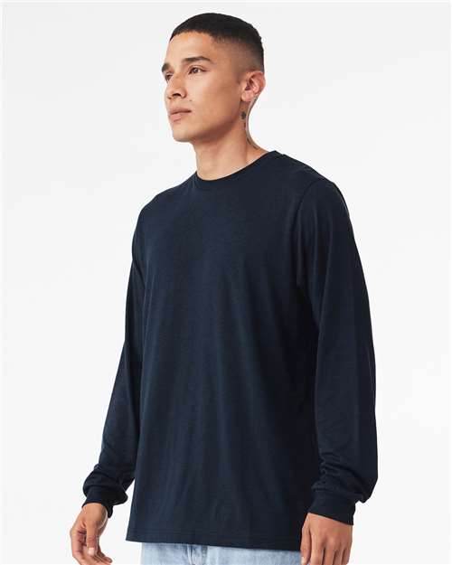 Unisex Triblend Long Sleeve Tee - Image 4