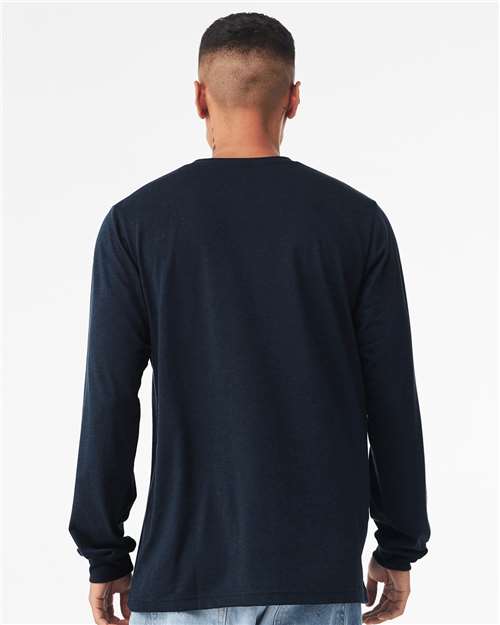 Unisex Triblend Long Sleeve Tee - Image 5