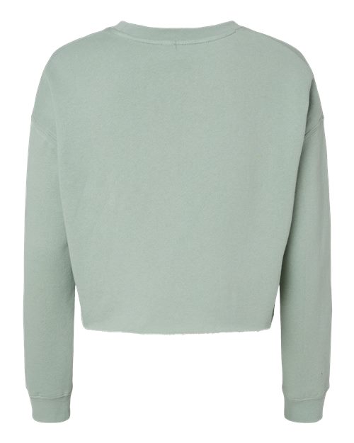 Women's Lightweight Crop Crewneck Sweatshirt - Image 2