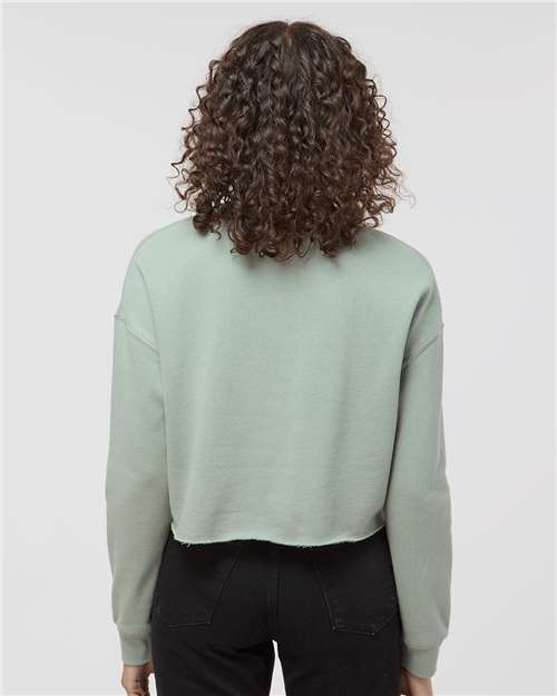 Women's Lightweight Crop Crewneck Sweatshirt - Image 5