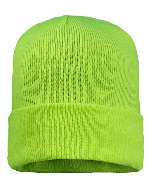 12" Fleece Lined Cuffed Beanie - Image 2